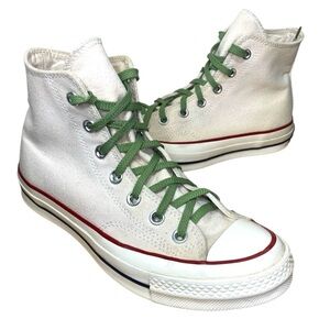 Converse All Star Chuck Taylor Beige High Top Sneakers Sz 8  Lace Up Shoes